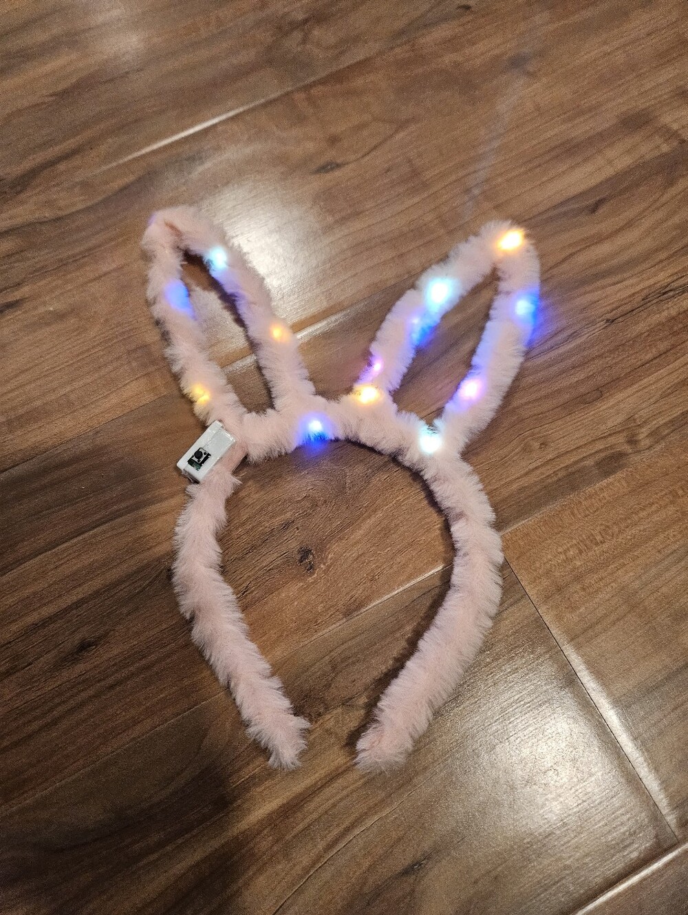 Light-Up Pink Bunny Ear Headband for Kids